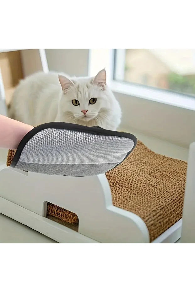 Evcil Hayvan Tüy Toplama Eldiveni – Statik Temizleyici Ped Koltuk Yastık Kumaş Uyumu